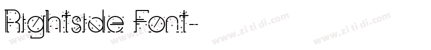Rightside Font字体转换
